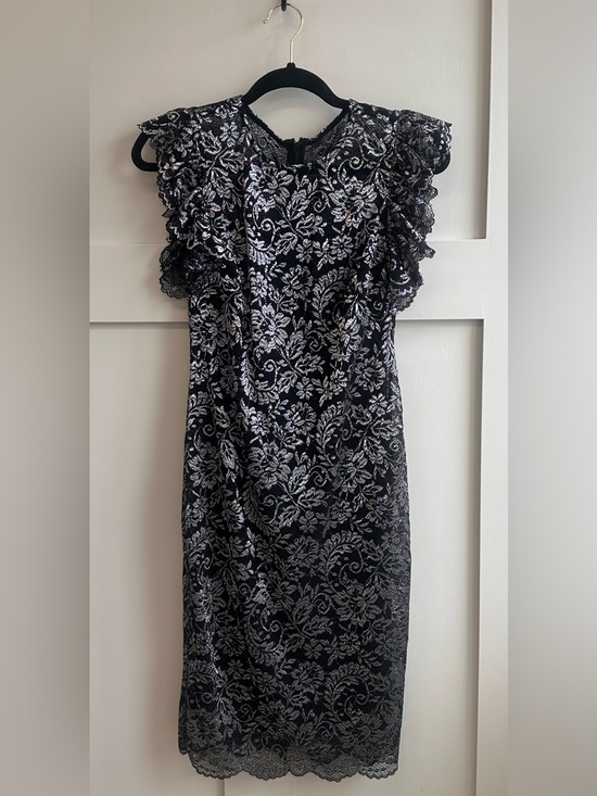 Calvin Klein Dresses & Skirts - Calvin Klein Black Dress with Lace Midi